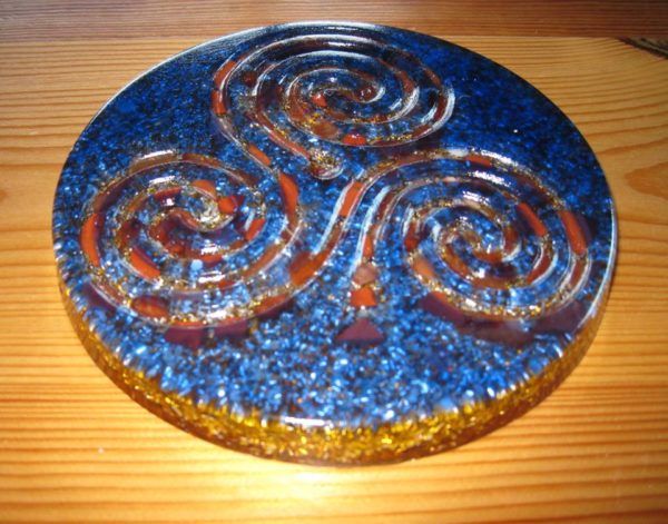 Orgone Triple Spiral Finger Labyrinth